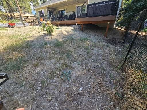 Before Stone Steps & Step-Up Retaining Wall Installation in Elk, WA