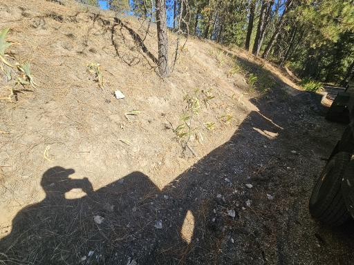 Before Propane Tank Retaining Wall Installation in Elk, WA